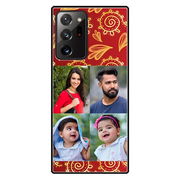 Galaxy Note 20 Ultra Photo Printing on Glass Case - 4 Image Traditional Design Galaxy Note 20 Ultra Photo Printing on Glass Case - 4 Image Traditional Design