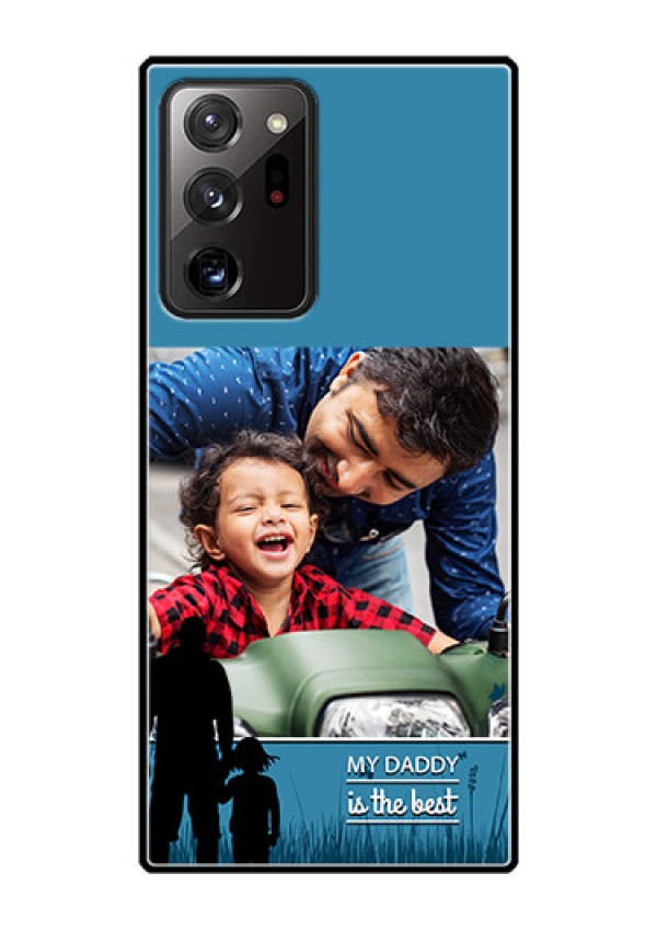 Galaxy Note 20 Ultra Custom Glass Mobile Case  - Best dad design 