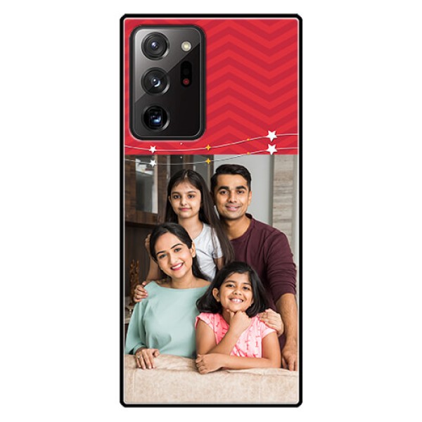 Galaxy Note 20 Ultra Personalized Glass Phone Case  - Happy Family Design