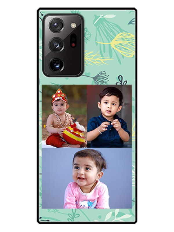 Custom Galaxy Note 20 Ultra Photo Printing on Glass Case  - Forever Family Design 