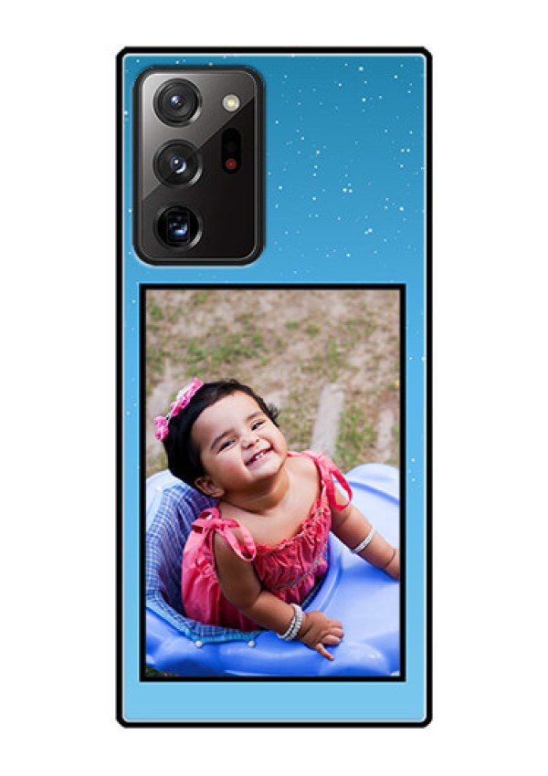 Galaxy Note 20 Ultra Custom Glass Mobile Case  - Wave Pattern Colorful Design