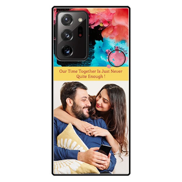 Galaxy Note 20 Ultra Custom Glass Mobile Case - Quote with Acrylic Painting Design Galaxy Note 20 Ultra Custom Glass Mobile Case - Quote with Acrylic Painting Design