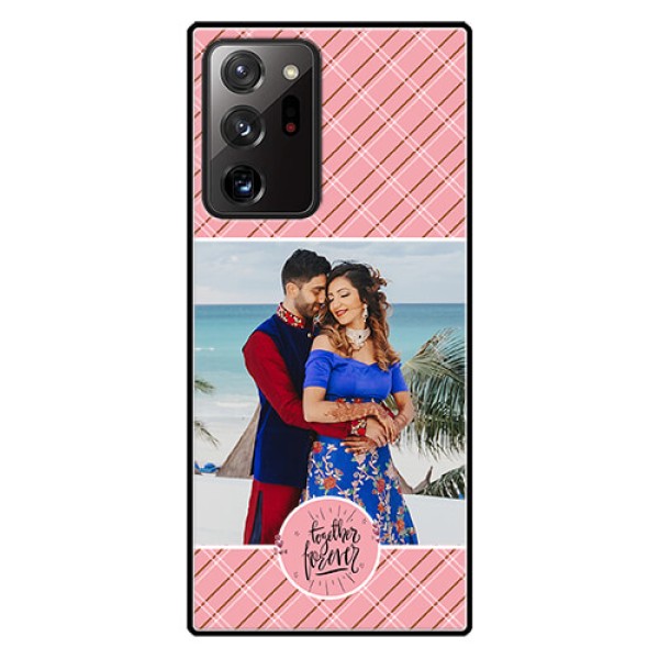 Galaxy Note 20 Ultra Personalized Glass Phone Case - Together Forever Design Galaxy Note 20 Ultra Personalized Glass Phone Case - Together Forever Design