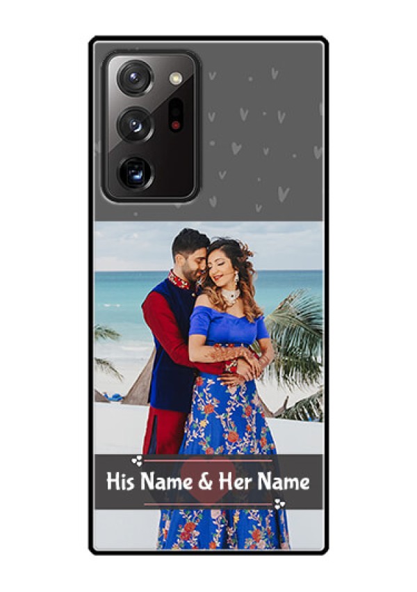 Galaxy Note 20 Ultra Custom Glass Mobile Case  - Buy Love Design with Photo Online