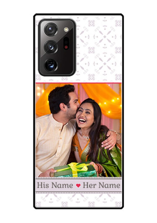 Galaxy Note 20 Ultra Custom Glass Mobile Case  - with Photo and Ethnic Design