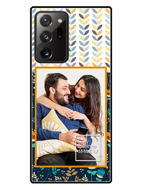 Custom Galaxy Note 20 Ultra Custom Glass Mobile Case  - Pattern Design