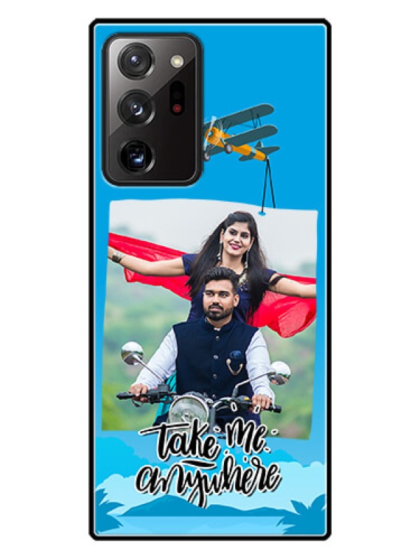Custom Galaxy Note 20 Ultra Custom Glass Mobile Case  - Traveller Design 
