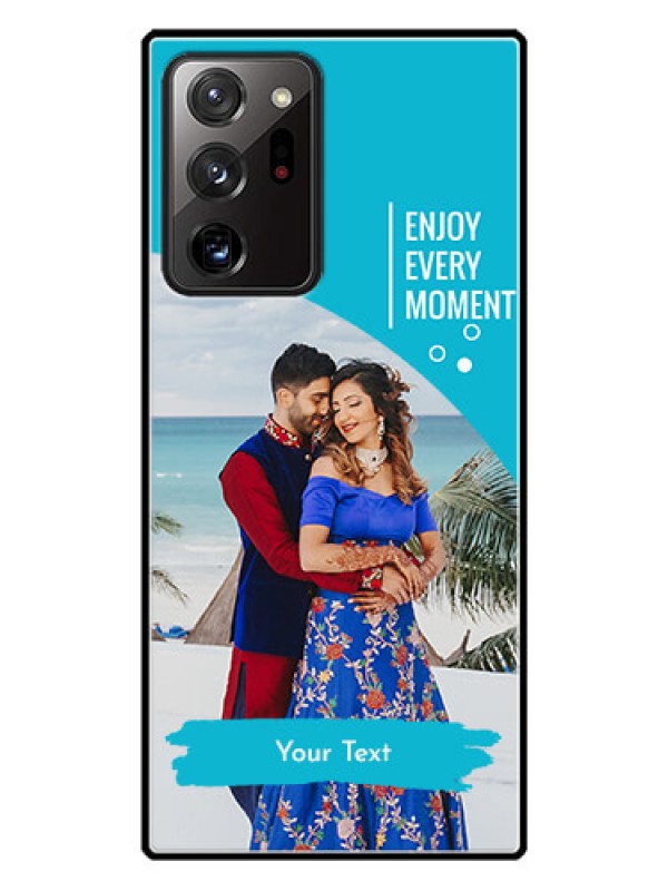 Custom Galaxy Note 20 Ultra Custom Glass Mobile Case  - Happy Moment Design