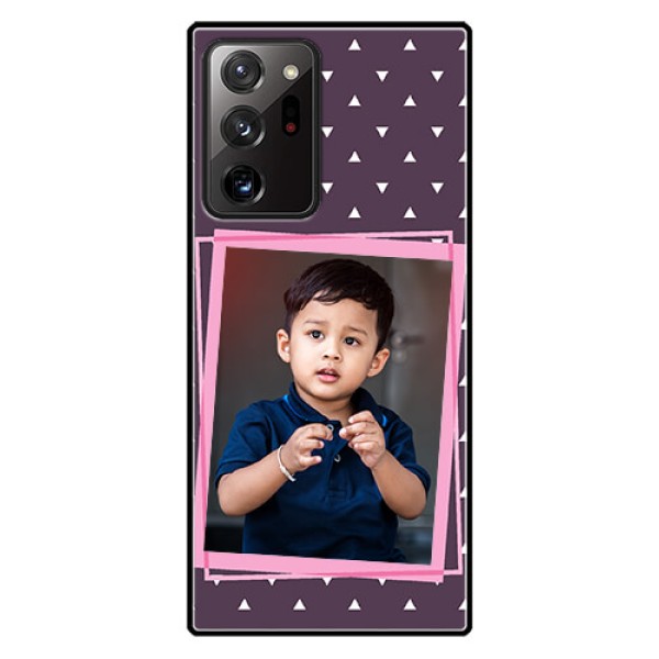 Galaxy Note 20 Ultra Custom Glass Mobile Case - Triangle Pattern Dotted Design Galaxy Note 20 Ultra Custom Glass Mobile Case - Triangle Pattern Dotted Design