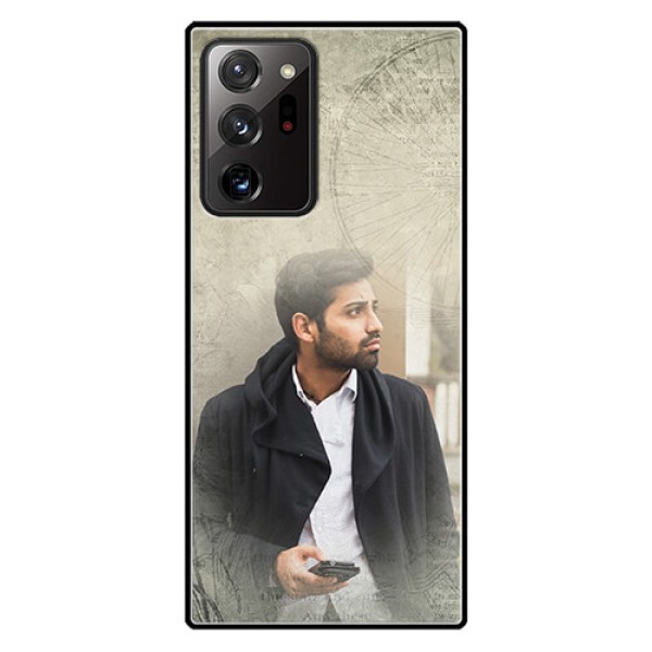Galaxy Note 20 Ultra Custom Glass Phone Case - with vintage design Galaxy Note 20 Ultra Custom Glass Phone Case - with vintage design