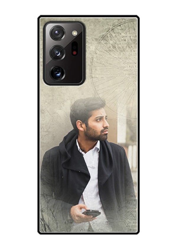 Galaxy Note 20 Ultra Custom Glass Phone Case  - with vintage design