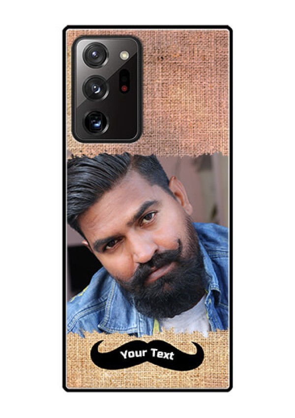 Galaxy Note 20 Ultra Personalized Glass Phone Case  - with Texture Design