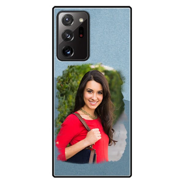 Galaxy Note 20 Ultra Custom Glass Mobile Case  - Grunge Line Art Design