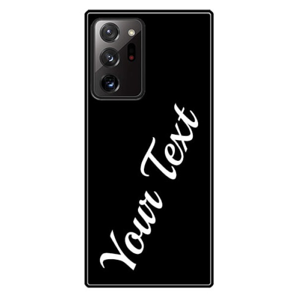 Galaxy Note 20 Ultra Custom Glass Mobile Cover with Your Name Galaxy Note 20 Ultra Custom Glass Mobile Cover with Your Name