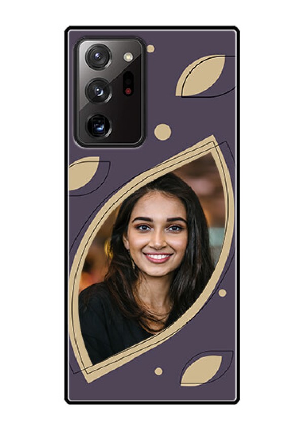 Galaxy Note 20 Ultra Custom Glass Mobile Case - Falling Leaf Design