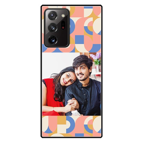 Galaxy Note 20 Ultra Photo Printing on Glass Case - Semi-circle Maze Pattern Design Galaxy Note 20 Ultra Photo Printing on Glass Case - Semi-circle Maze Pattern Design