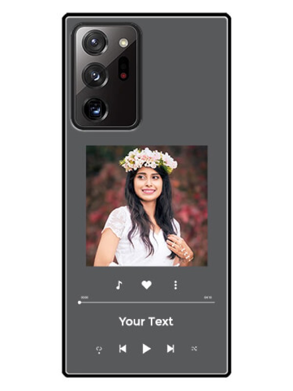 Custom Galaxy Note 20 Ultra Custom Glass Mobile Case - Play The Music Design