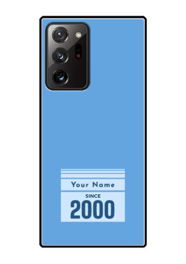 Galaxy Note 20 Ultra Custom Glass Mobile Case - Custom Year of birth Design