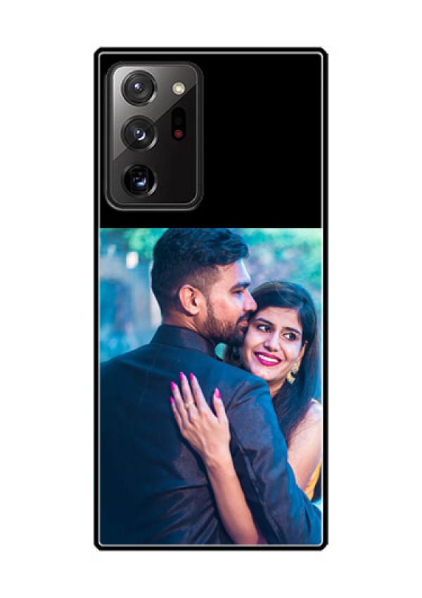Galaxy Note 20 Ultra Custom Glass Phone Case - Upload Full Picture With Custom Color Design