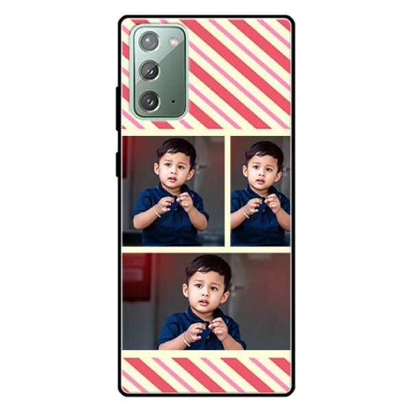 Galaxy Note 20 Personalized Glass Phone Case  - Picture Upload Mobile Case Design