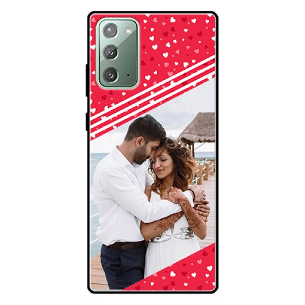 Galaxy Note 20 Custom Glass Mobile Case - Valentines Gift Design Galaxy Note 20 Custom Glass Mobile Case - Valentines Gift Design