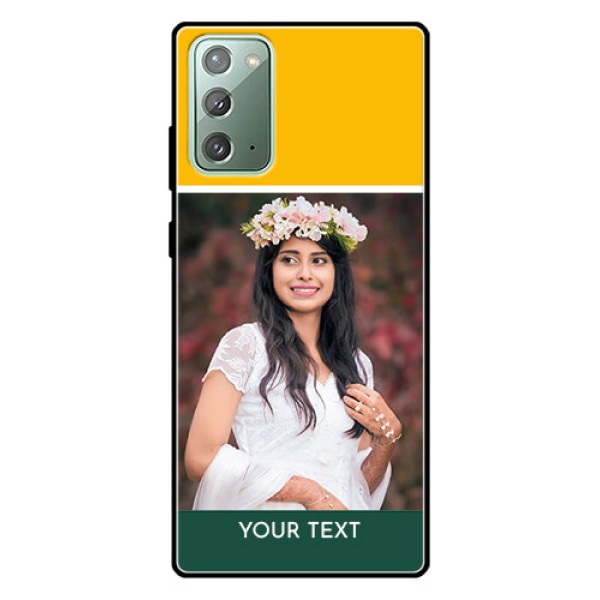 Galaxy Note 20 Photo Printing on Glass Case - Love You Design Galaxy Note 20 Photo Printing on Glass Case - Love You Design