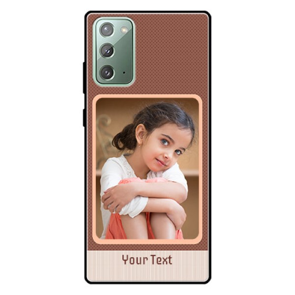 Galaxy Note 20 Custom Glass Phone Case - Simple Pic Upload Design Galaxy Note 20 Custom Glass Phone Case - Simple Pic Upload Design