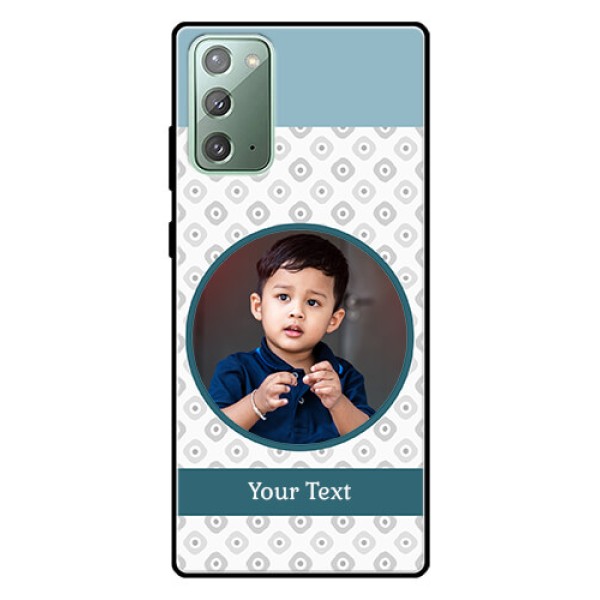 Galaxy Note 20 Personalized Glass Phone Case  - Premium Cover Design