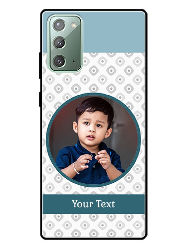Custom Galaxy Note 20 Personalized Glass Phone Case  - Premium Cover Design