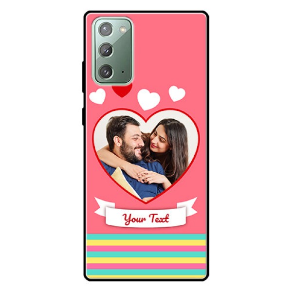 Galaxy Note 20 Photo Printing on Glass Case - Love Doodle Design Galaxy Note 20 Photo Printing on Glass Case - Love Doodle Design