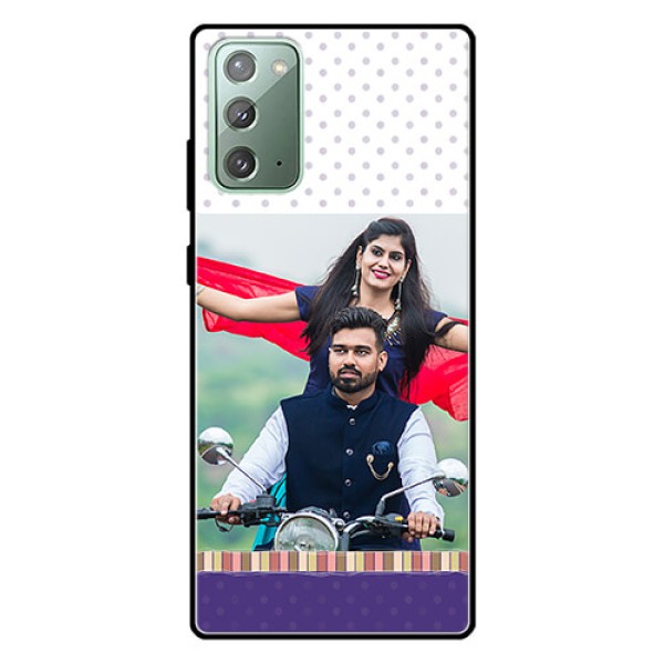 Galaxy Note 20 Photo Printing on Glass Case  - Cute Family Design
