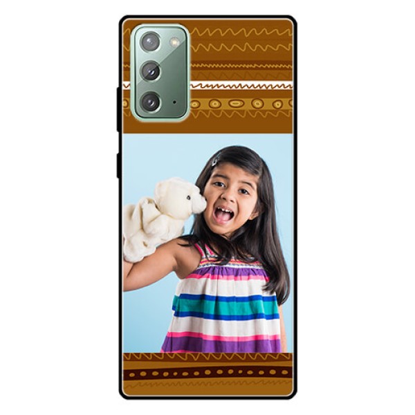 Galaxy Note 20 Custom Glass Phone Case  - Friends Picture Upload Design 