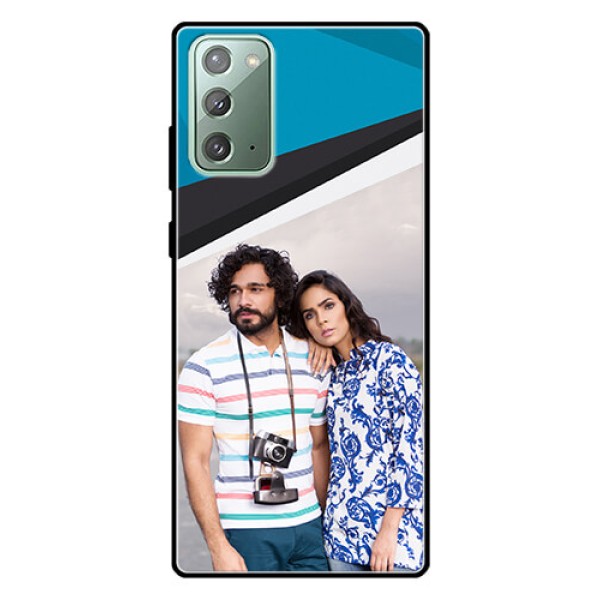 Galaxy Note 20 Photo Printing on Glass Case  - Simple Pattern Photo Upload Design