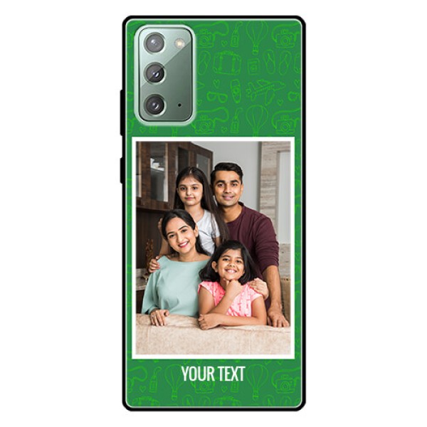 Galaxy Note 20 Personalized Glass Phone Case - Picture Upload Design Galaxy Note 20 Personalized Glass Phone Case - Picture Upload Design