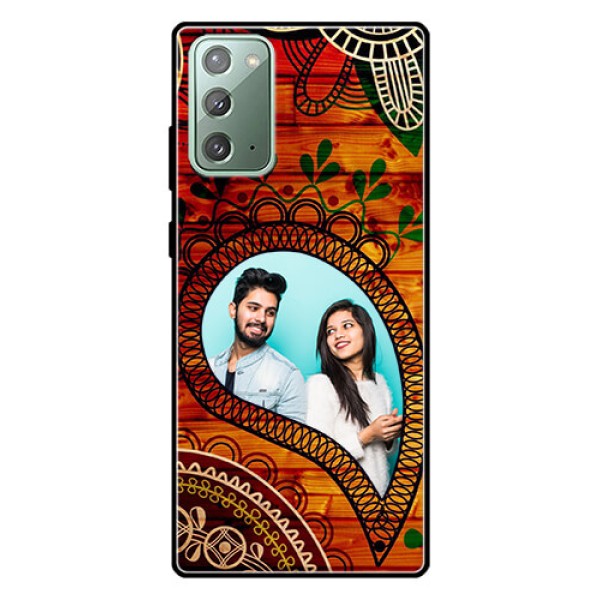 Galaxy Note 20 Personalized Glass Phone Case  - Abstract Colorful Design
