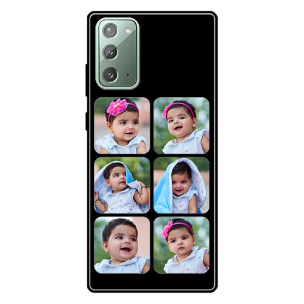 Galaxy Note 20 Photo Printing on Glass Case - Multiple Pictures Design Galaxy Note 20 Photo Printing on Glass Case - Multiple Pictures Design