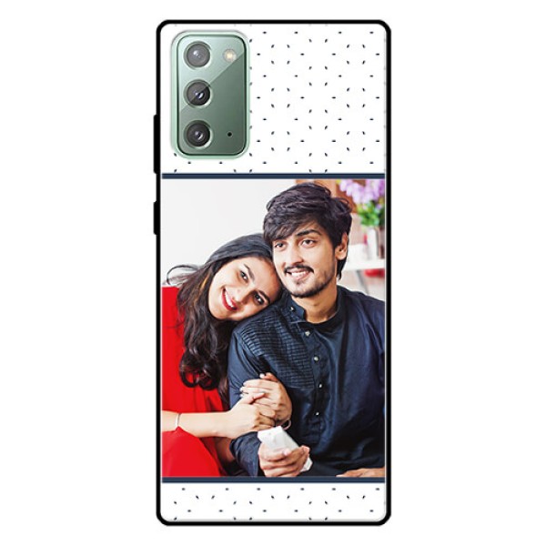 Galaxy Note 20 Personalized Glass Phone Case  - Premium Dot Design