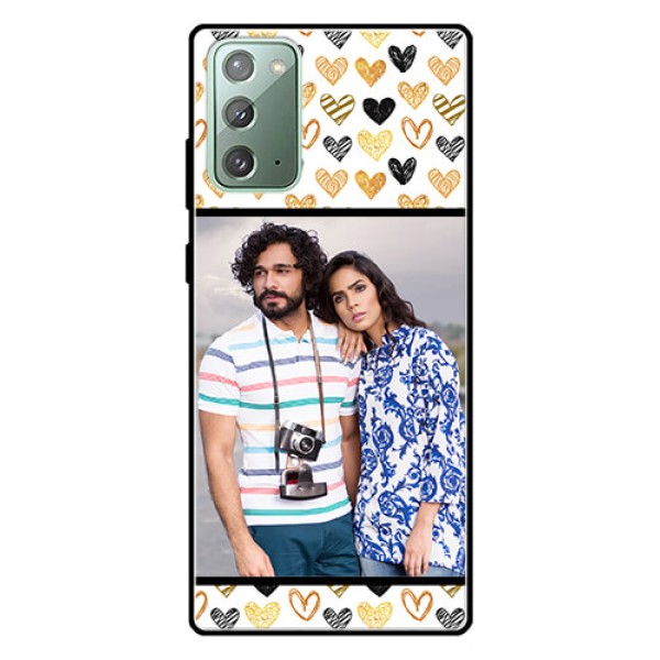 Galaxy Note 20 Photo Printing on Glass Case - Love Symbol Design Galaxy Note 20 Photo Printing on Glass Case - Love Symbol Design