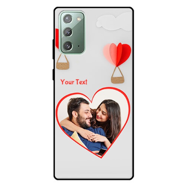 Galaxy Note 20 Custom Glass Mobile Case  - Parachute Love Design