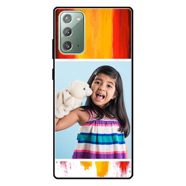 Galaxy Note 20 Personalized Glass Phone Case  - Multi Color Design