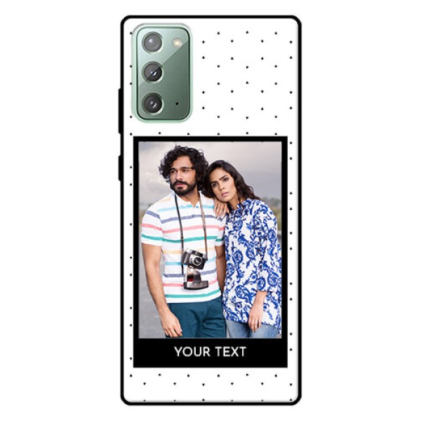 Galaxy Note 20 Photo Printing on Glass Case  - Premium Design