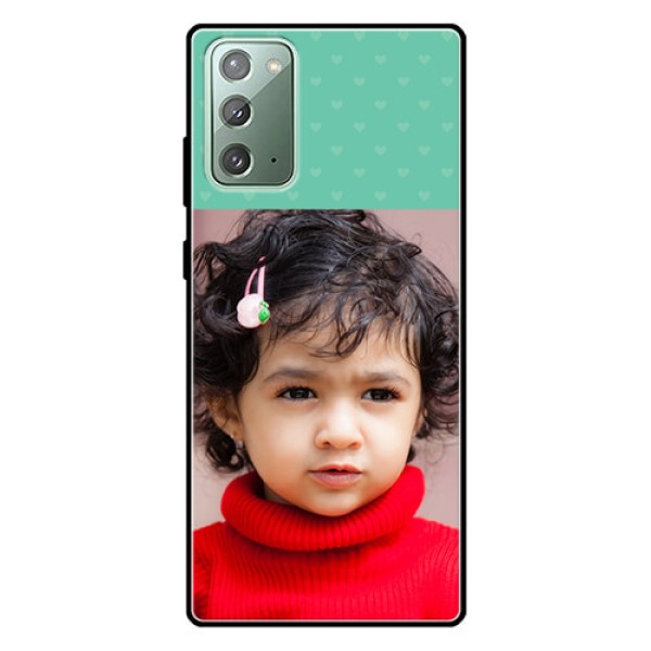 Galaxy Note 20 Custom Glass Phone Case  - Lovers Picture Design