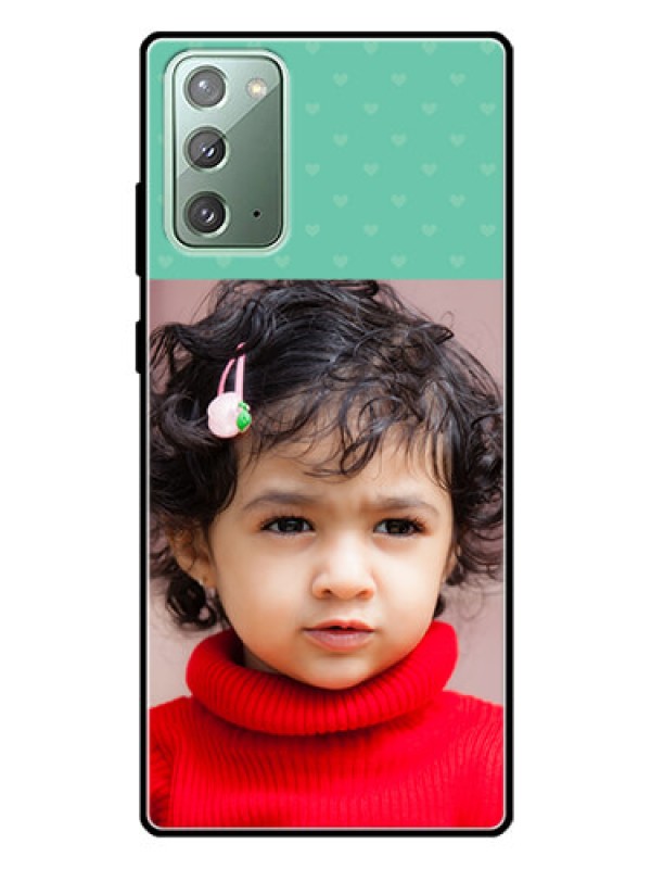 Custom Galaxy Note 20 Custom Glass Phone Case  - Lovers Picture Design