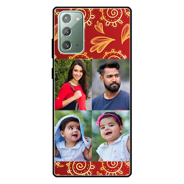 Galaxy Note 20 Photo Printing on Glass Case - 4 Image Traditional Design Galaxy Note 20 Photo Printing on Glass Case - 4 Image Traditional Design