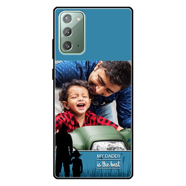 Galaxy Note 20 Custom Glass Mobile Case - Best dad design Galaxy Note 20 Custom Glass Mobile Case - Best dad design