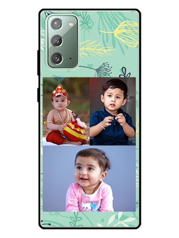 Custom Galaxy Note 20 Photo Printing on Glass Case  - Forever Family Design 