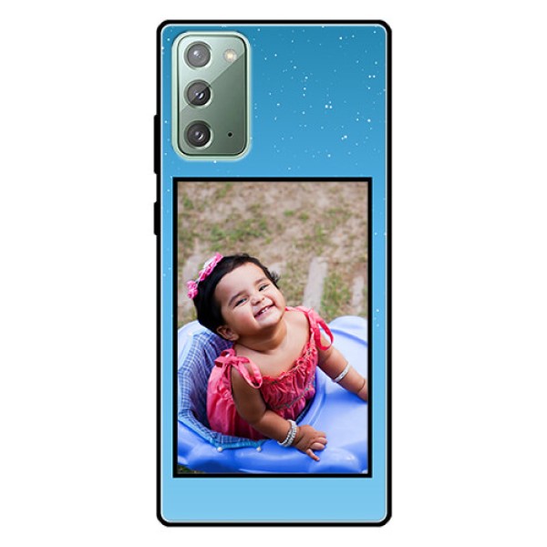 Galaxy Note 20 Custom Glass Mobile Case - Wave Pattern Colorful Design Galaxy Note 20 Custom Glass Mobile Case - Wave Pattern Colorful Design