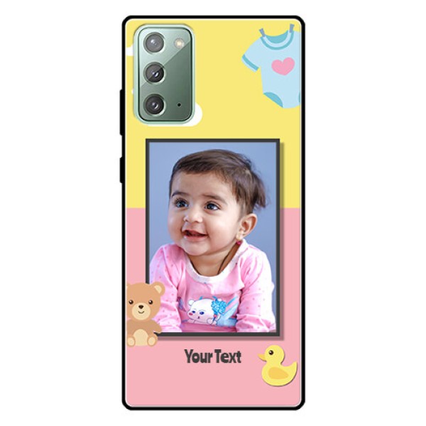 Galaxy Note 20 Photo Printing on Glass Case - Kids 2 Color Design Galaxy Note 20 Photo Printing on Glass Case - Kids 2 Color Design