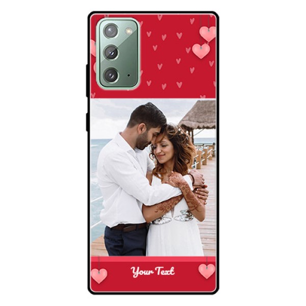 Galaxy Note 20 Custom Glass Phone Case  - Valentines Day Design