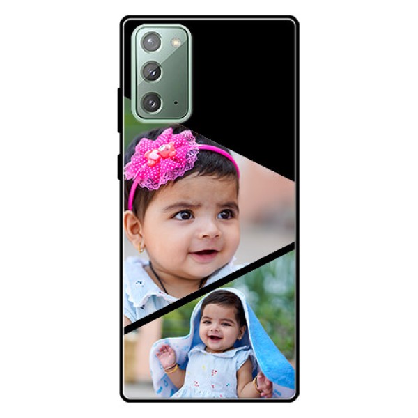 Galaxy Note 20 Custom Glass Phone Case - Semi Cut Design Galaxy Note 20 Custom Glass Phone Case - Semi Cut Design